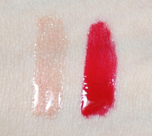 Annabelle etherREAL Le Gloss lip shines - swatches