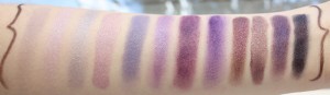 Violet swatches - direct light