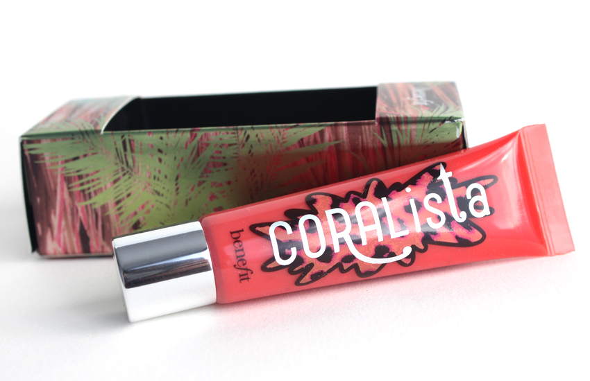 Benefit Coralista Ultra Plush Lip Gloss review, swatches, photos 
