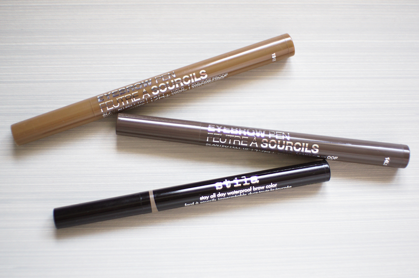 theNotice Stila Waterproof Brow Colour review swatches amp dupe Marcelle Eyebrow Pen theNotice