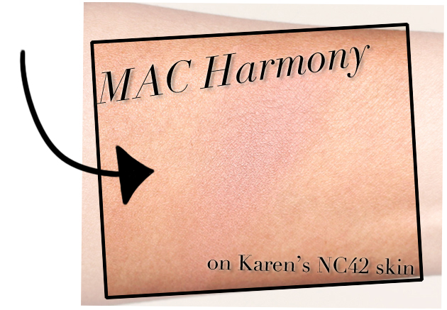 mac harmony blush dupe