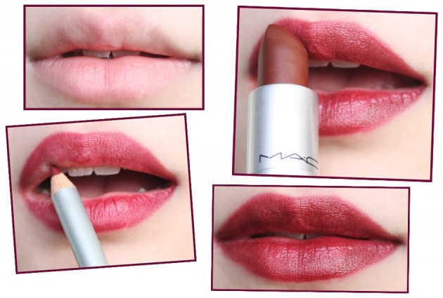 Dark red lip tutorial (s)