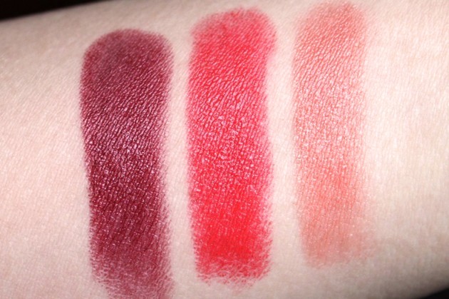 shu uemura rouge unlimited lipstick swatches