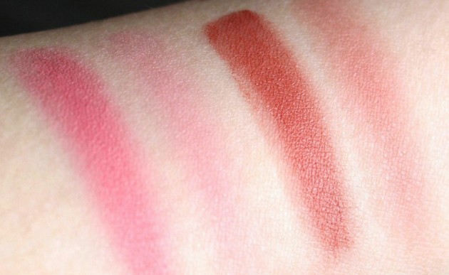 YSL Creme de Blush swatches Red Agate