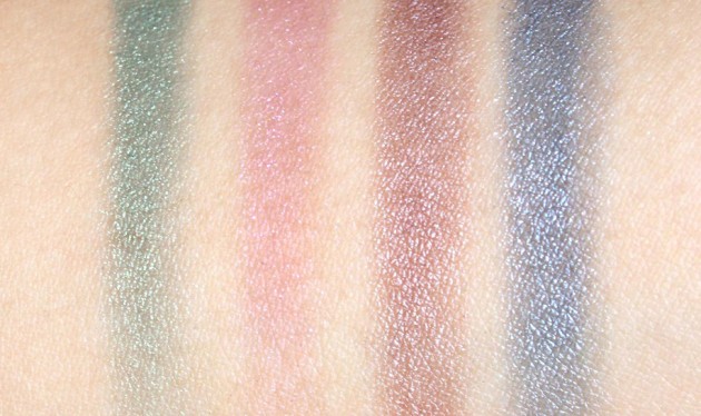 YSL swatches - Pure Chromatics no 14, wet