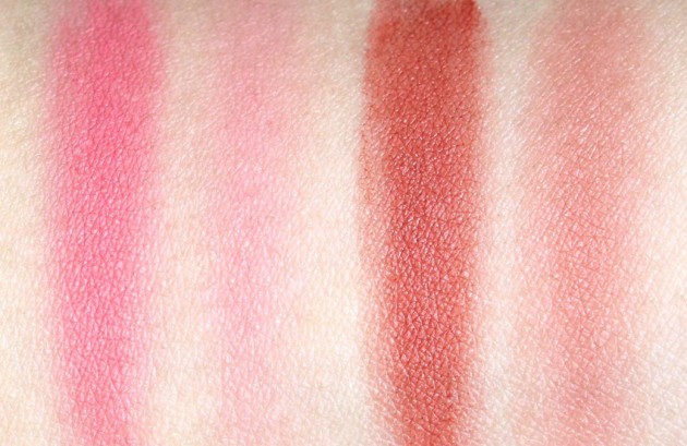 Yves Saint Laurent swatches Rose Quartz- Creme de Blush