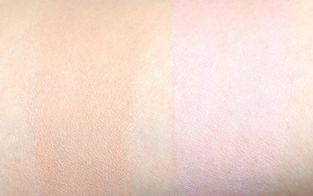 shu uemura POREraser, brightening mousse swatches - flash