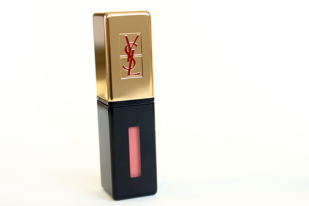 YSL Glossy Stain review swatches - Peche Cerra-Colla