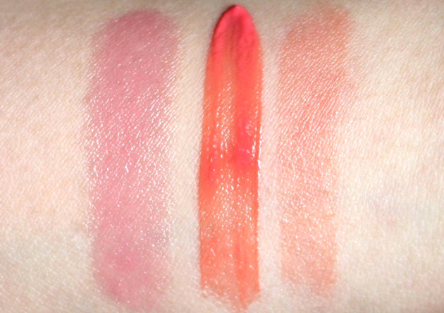 YSL Peche Cerra-Colla swatches Rouge Pur Couture