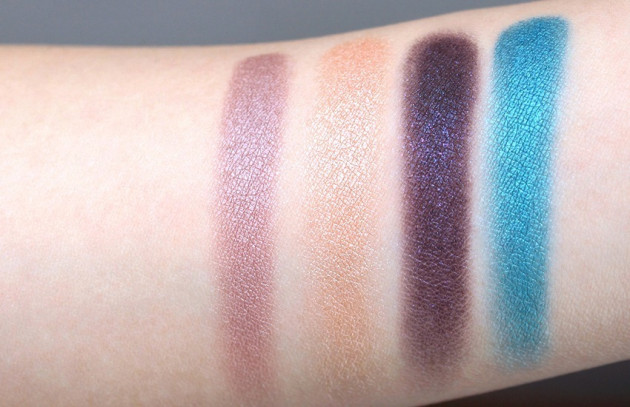 Sephora Disney Jasmine Eyeshadow Palette swatches