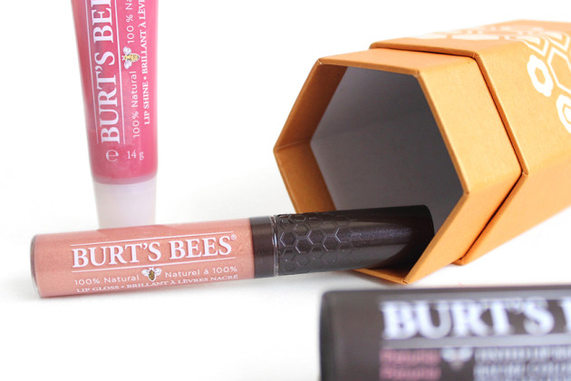 Burt's Bees Lip Gloss review swatches - Autumn Haze