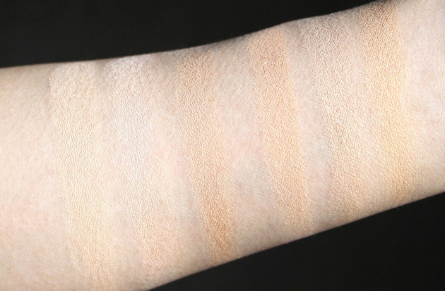 IT Cosmetics Bye Under Eye vs MAC shades swatches