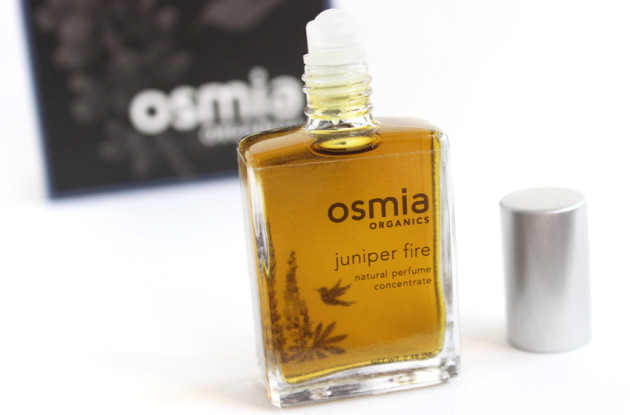 Osmia Organics perfume concentrate review Juniper Fire