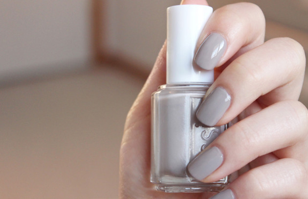 Essie Master Plan swatches review - grey creme polish