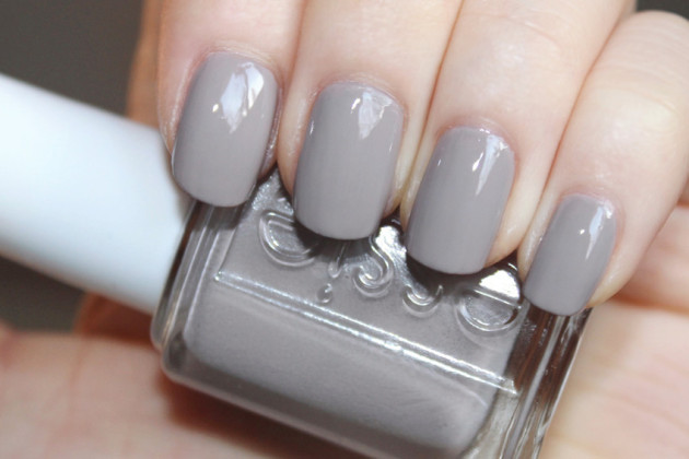 Essie grey nail polish swatches - Master Plan