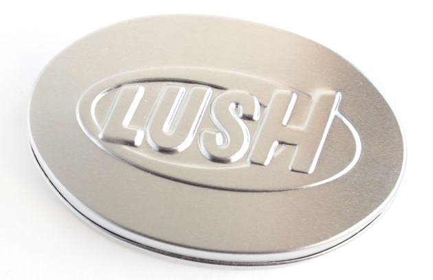 LUSH massage bar tin