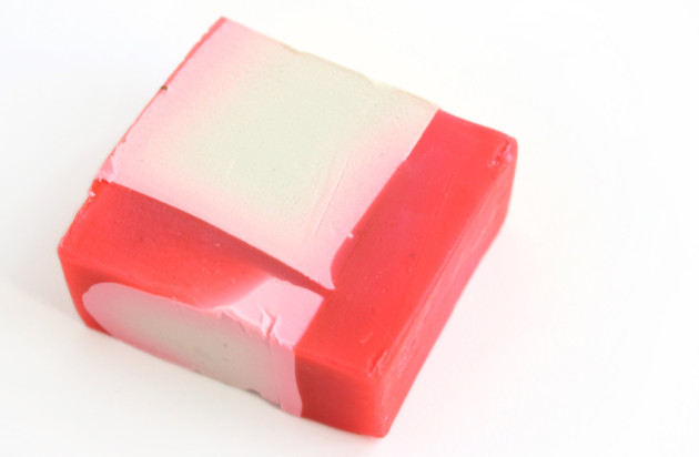 Lush Neon Love soap review Valentine's 2014