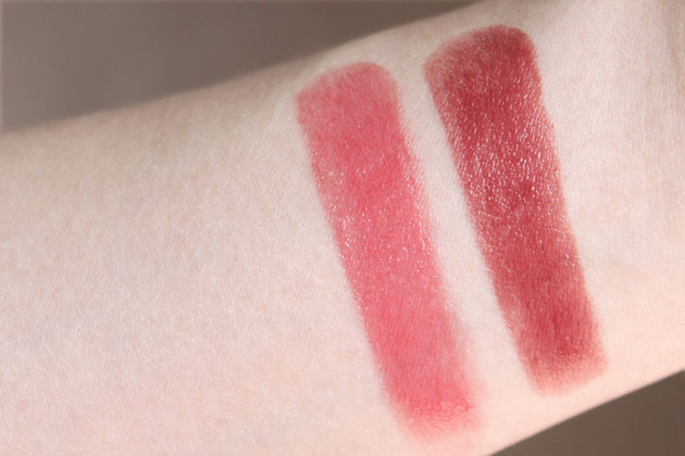 Beautycounter Rose Currant Lip Sheer swatches