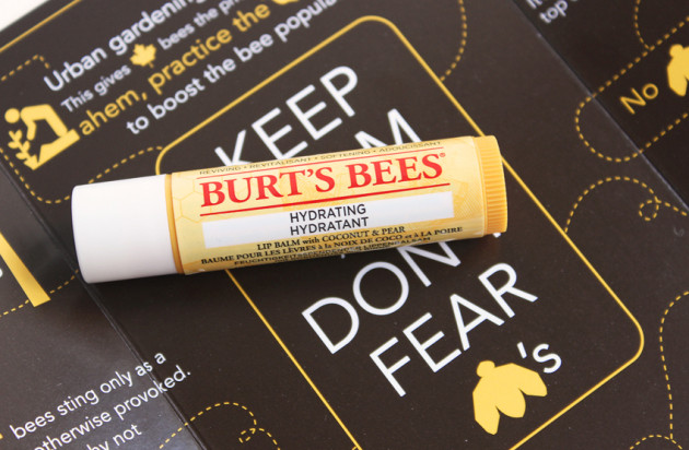 Burt's Bees Coconut & Pear lip balm review