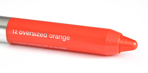 Clinique Oversized Orange swatch Chubby Stick review