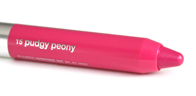 Clinique Pudgy Peony swatch Chubby Stick review