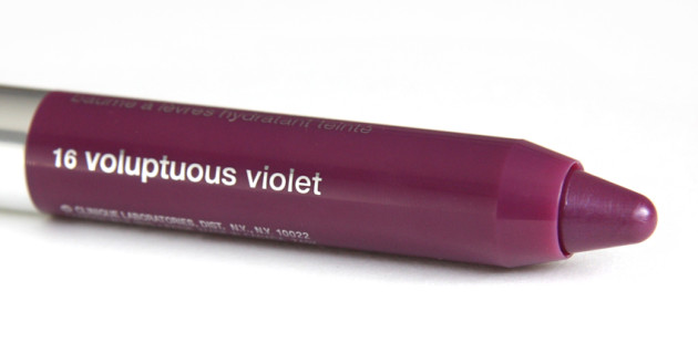Clinique Voluptuous Violet swatch Chubby Stick review
