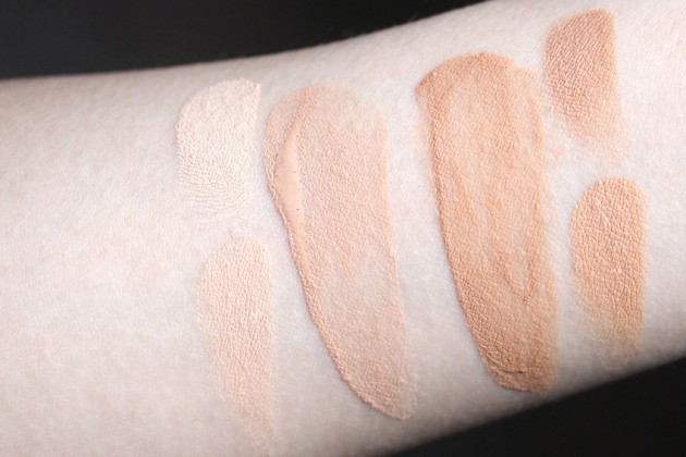 Marie Veronique Everyday Sheer Coverage SPF 20 swatches shade comparisons