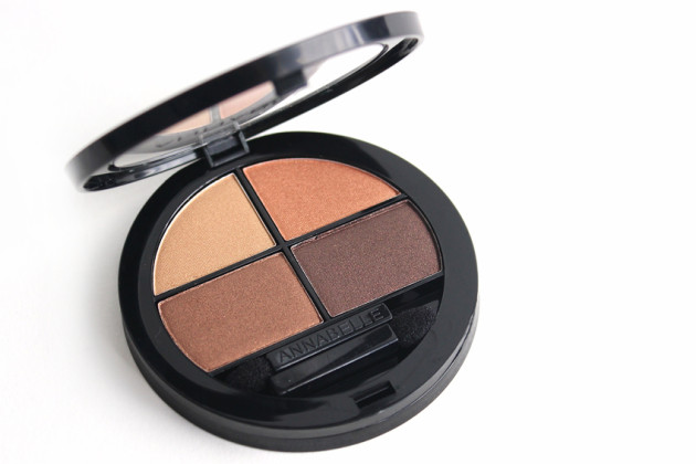 Annabelle eyeshadow quad review Chai