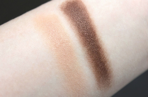 Clarins Nude Beige, Earth Ombre Matte swatches