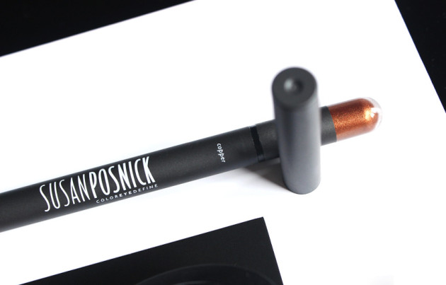 Susan Posnick Copper Bronze liner shadow review swatches