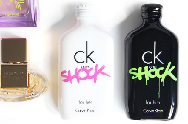 ck one shock for her him review