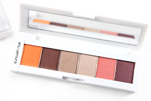 shu uemura brave beauty orange eyeshadow palette review