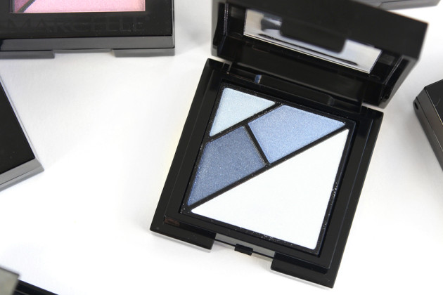 Marcelle Glacial Trio+ review swatches eyeshadow quad