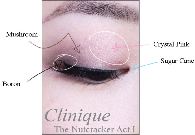 Clinique Nutcracker Act I palette review swatches