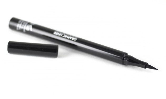 MUFE Graphic Liner vinyl pen review swatches