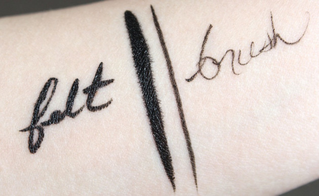 Marcelle Double Precision Liner swatches review