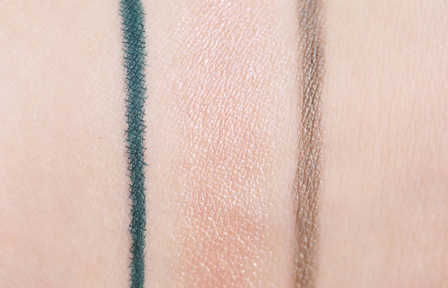 Lise Watier Feline Vert Eyeliner, Fairy Pink Ombre swatches review