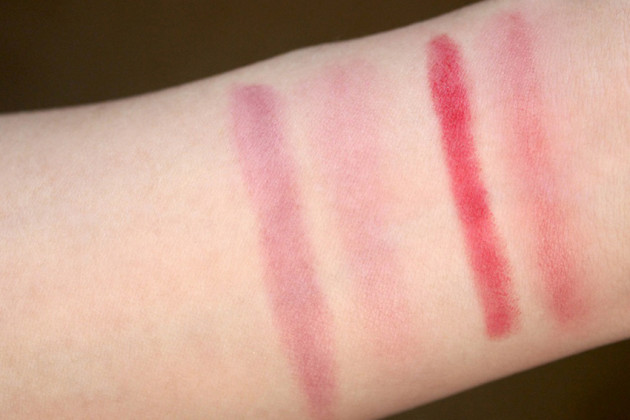 The Body Shop Lip Cheek Stick swatches review universal, red