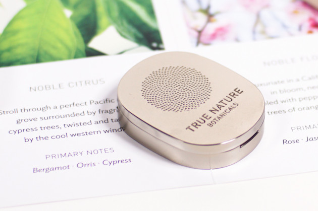 True Nature Botanicals Solid Perfume review - compact