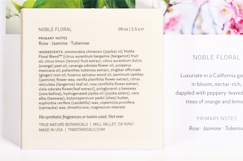 theNotice - True Nature Botanicals Noble Floral Solid Perfume review ...