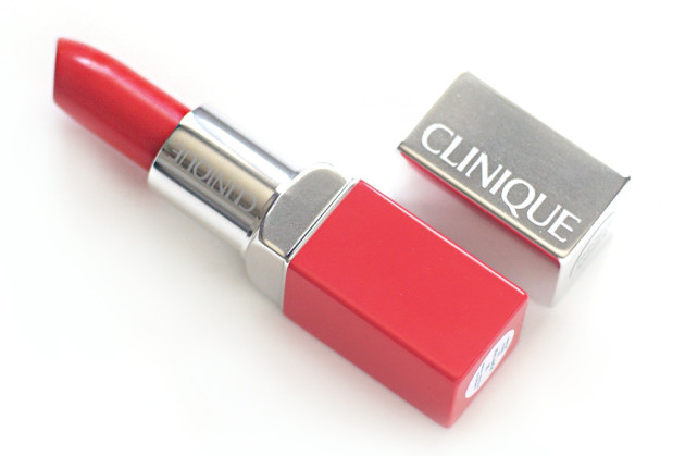 Clinique Poppy Pop lipstick primer review swatches