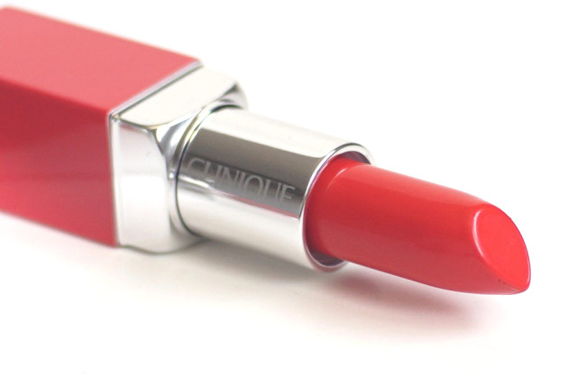 Clinique Poppy Pop swatch review lip color primer