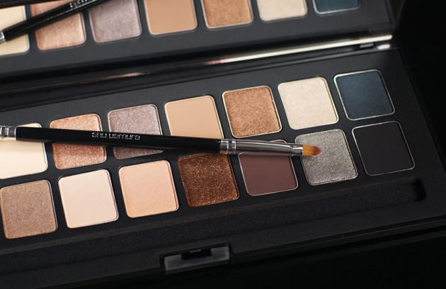 shu uemura neutral eyeshadow palette review photos