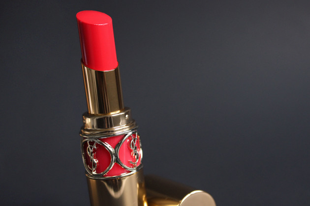 YSL Coral Incandescent review Rouge Volupte Shine