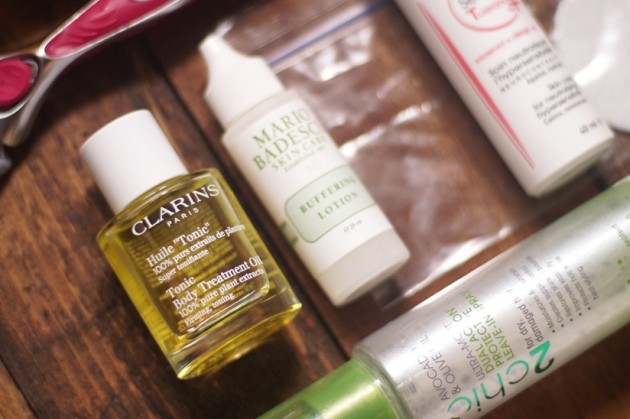 Clarins tonic oil Mario badescu buffering lotion review 