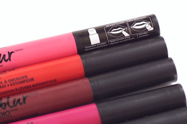 Maybelline Color Blur Fast and Fuchsia review swatches