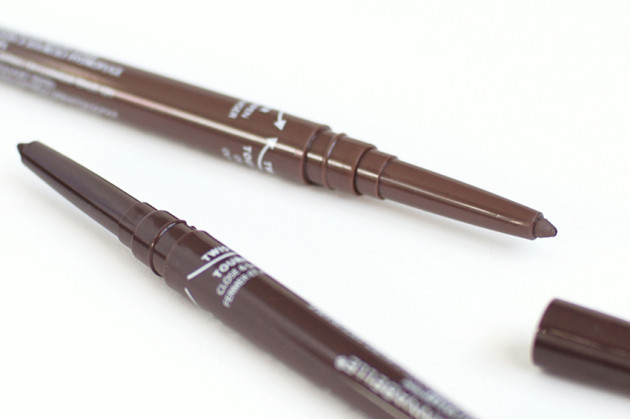 Annabelle Stay Sharp Brow Pencil review Taupe swatches