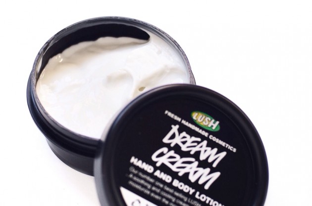 LUSH Dream Cream hand lotion review