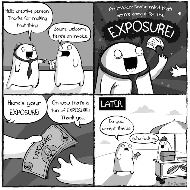 exposure by the oatmeal