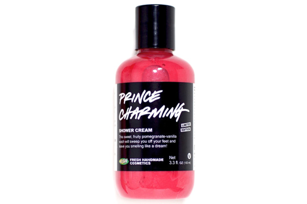 LUSH Prince Charming Shower Cream review stain